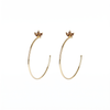 Golden Babe Brunette Earrings