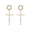 Don't Cross Me Earrings Bold