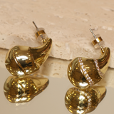 Droplet Glitter Earrings