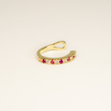 Ruby Ear Cuff
