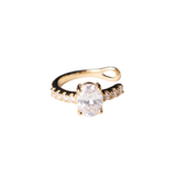 Goldie Oval Ear Cuff